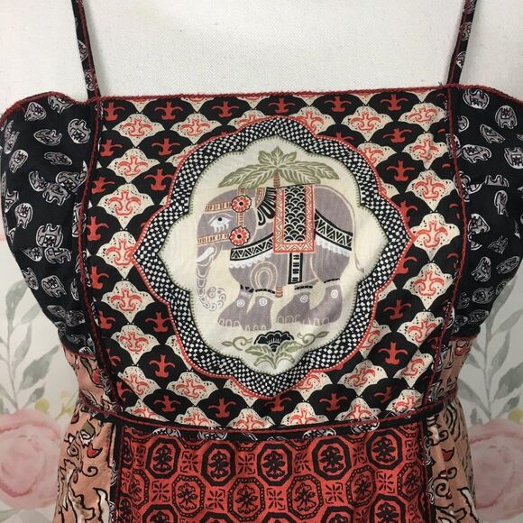 Chelsea & Violet Jrs L Spaghetti Strap Mini Elephant Print Dress - Picture 2 of 9